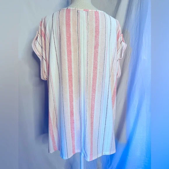 Cure Pink Striped Blouse - Picture 4 of 8